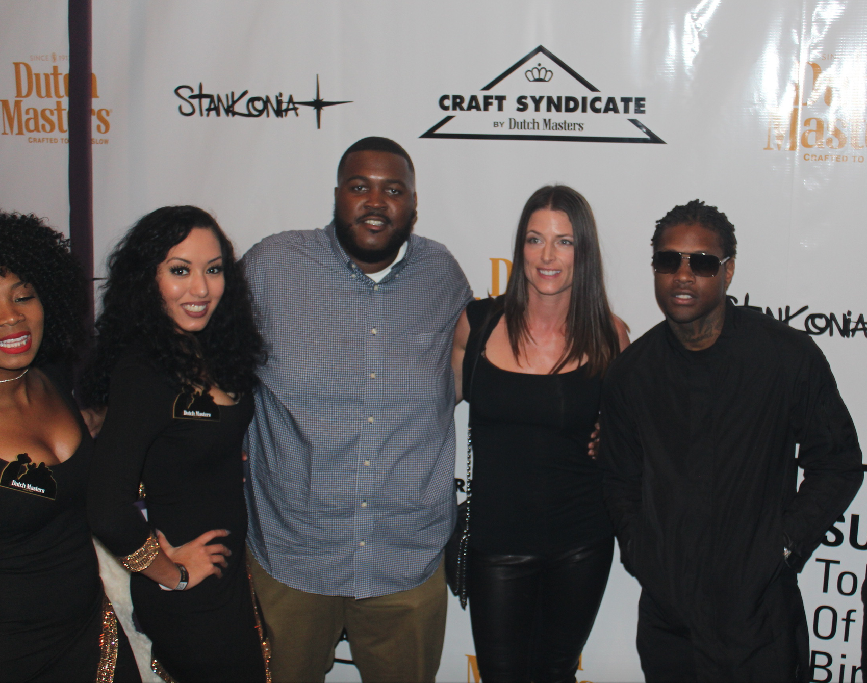 DutchMasters Models pose with winners Kofi the Bandit, Sarah with Craft Syndicate and Lil Durk Photo Credit Jonell Media PR