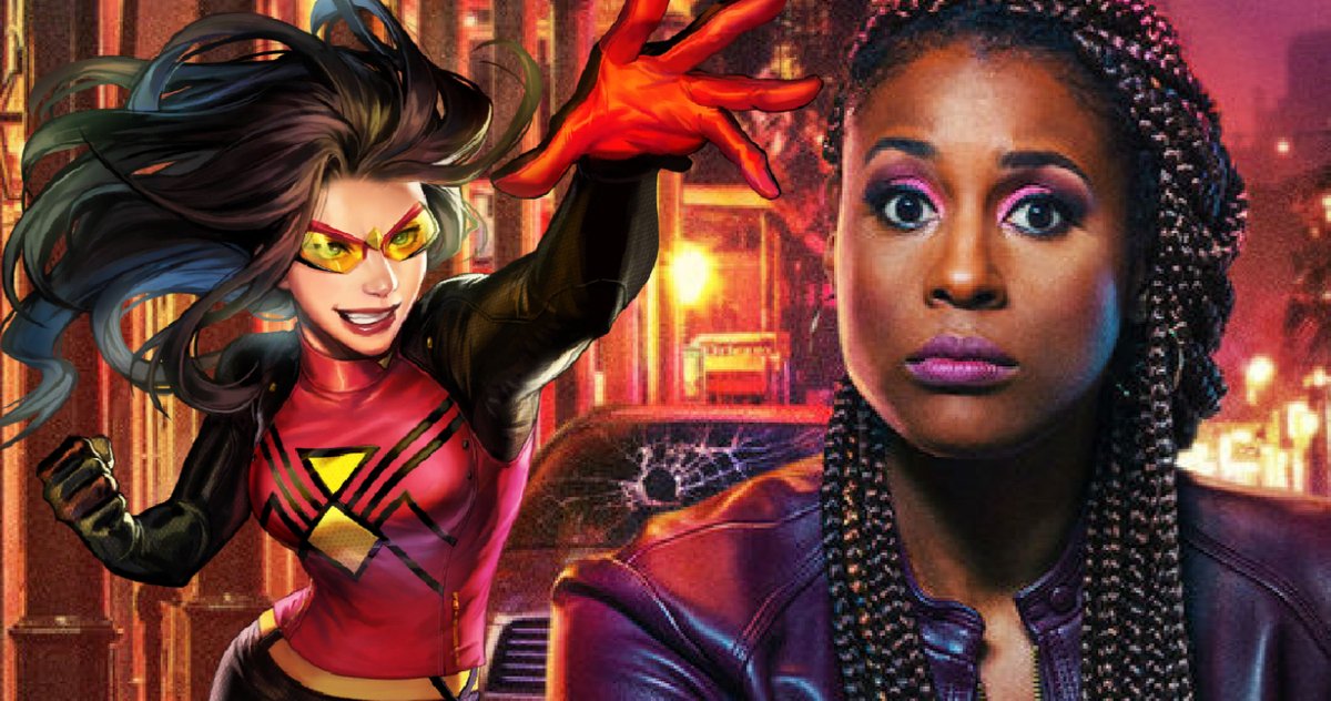Issa Rae Into The Spider-Verse as Spider-Woman 